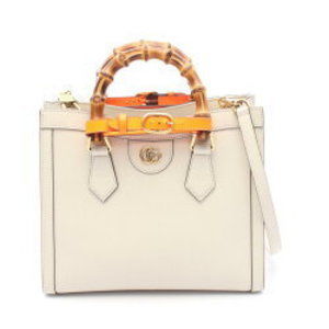 Gucci Diana handbag leather Ivory White